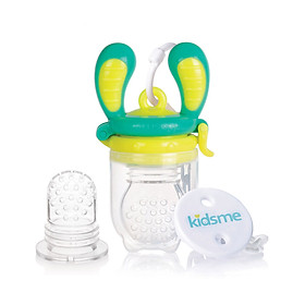 Bộ Túi Nhai Chống Hóc Limited Edition Kidsme Mẫu Mới 2020 Cho Bé Từ 4 Tháng Tuổi Trở Lên - Gồm Túi Nhai Chống Hóc, Ti Nhai Thay Thế, Dây Giữ Túi Nhai