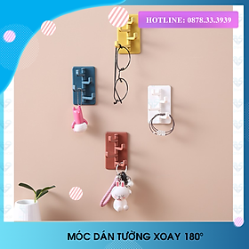 Mua MÓC TREO ĐA NĂNG  MÓC DÁN TƯỜNG 4 NHÁNH TREO ĐỒ DÙNG TRONG NHÀ BẾP/NHÀ TẮM CÓ MÓC XOAY TIỆN LỢI CHẮC CHẮN