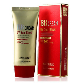 Kem nền trang điểm chống nắng 3W Clinic BB Cream Hàn Quốc 50ml