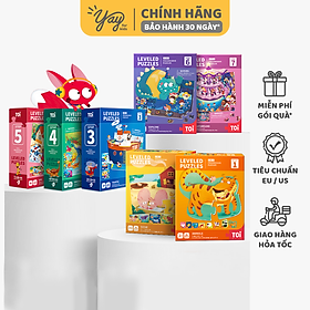 Hình ảnh Bộ Xếp Hình TOI Thăng Cấp Từ Dễ Đến Khó Cho Bé 1-7 TUỔI - TOI LEVELED PUZZLE