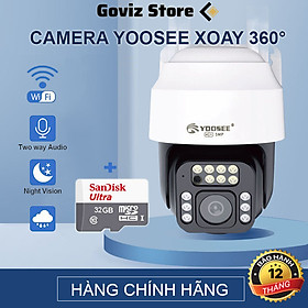 Mua Camera Wifi Yoosee 5.0 Mpx Full HD  Dòng Ngoài Trời Xoay 360° C12 Xem Đêm Có Màu-Đàm Thoại 2 Chiều-Phát Hiện Chuyển Động Chống Trộm-Hàng Nhập Khẩu