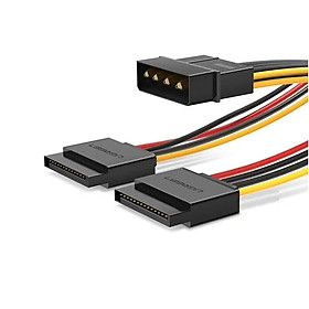 Mua Ugreen UG50398US217TK 0.2M Cáp nguồn SATA 4 PIN sang 2 đầu SATA 15 PIN - HÀNG CHÍNH HÃNG
