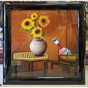 Mua TRANH VẼ SƠN MÀI CAO CẤP - TĨNH VẬT BÌNH HOA