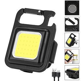 Đèn LED COB Mini 800 Lumens Có Móc Khóa Di Động Đa Ứng Dụng