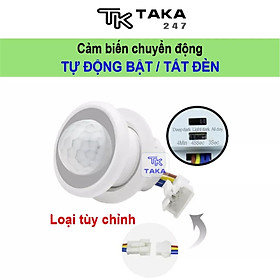 Công tắc cảm ứng chuyển động hồng ngoại DC1, công tắc cảm biến chuyển động hồng ngoại tự động bật đèn khi có người đi qua