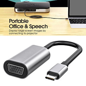 USB C to VGA Adapter for  12inch Laptops  Monitors