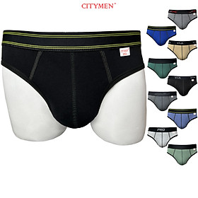 Bộ 10 Quần Lót Nam vải cotton 2 chiều co giãn nhiều lưng hiệu CITYMEN, màu ngẫu nhiên, đồ lót - LMTK-MULTI2C