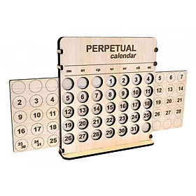 Mua Đồng hồ gỗ lắp ráp - lịch vạn niên Jonnydecor D06