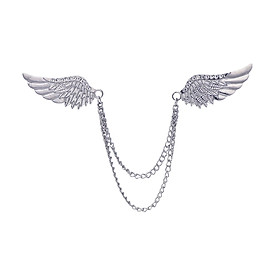 Women's  Angel Wing Brooch Vintage Collar Pins for Coat Blouse Scarf