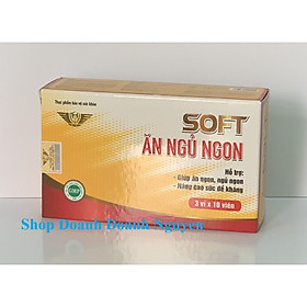 Viên uống Soft ăn ngủ ngon Vinh Thịnh Vượng VV, hộp 30v, giúp bồi bổ khí huyết, ăn ngon, ngủ tốt