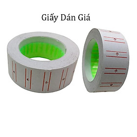 Cuộn giấy dán giá tiền, giấy dính giá tiền