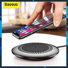 Mua Sạc không dây cho iPhone X XS Max/ S9 Note 9 Baseus Automatic Radiating Wireless Charger Qi Fast Wireless Charging Pad -Hàng Chính Hãng