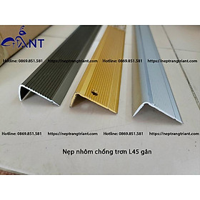 Mua Nẹp nhôm chữ L  nẹp nhôm L45x25  nẹp chống trơn trượt bậc thang nhôm dễ thi công
