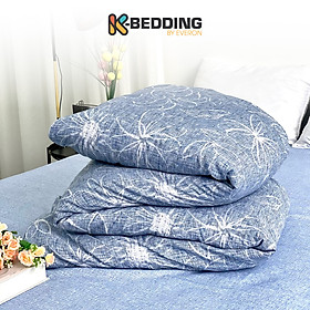 Mua Chăn bốn mùa Hàn Quốc K-Bedding by Everon MicroTencel Xanh In Hoa KMTP111 180*200cm
