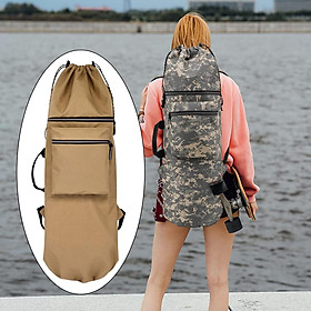 Portable Skateboard Longboard Carry Bag, 2 Shoulder Bag Handy Backpack