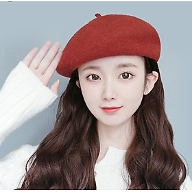 Mũ bere nón beret nữ len thời trang Hàn Quốc dona21120702