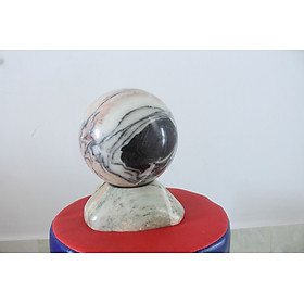 Mua Bi đá để bàn Serpentine tự nhiên nặng 4.6kg-MS29