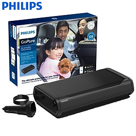 Máy khử mùi, lọc không khí trên xe ô tô cao cấp Philips GP9301 - Cảm biến chất lượng không khí 4 chiều - HÀNG NHẬP KHẨU