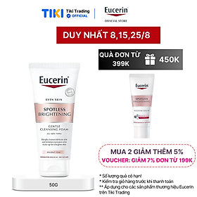 Sữa rửa mặt tạo bọt dưỡng sáng Eucerin Spotless Brightening Cleansing Foam 50g