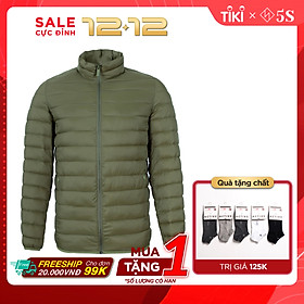 Áo Khoác Nam 5S (AKC020) Chần Bông Cao Cấp, Siêu Nhẹ, Siêu Ấm, Phom Dáng Trẻ Trung