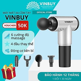 Máy Massage Cầm Tay VinBuy - 6 Cấp Độ, Hỗ Trợ Mát Xa Chuyên Sâu, Giảm Đau Cơ, Cứng Khớp