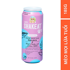 185G Thức ăn cho Mèo dạng lon -  SHAKEAT - Cá
