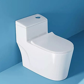 Mua Bồn cầu một khối màu trắng  bệ ngồi rộng  mã K8010