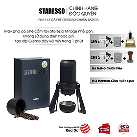 Mua Máy pha cà phê cầm tay Staresso Mirage  máy pha cafe espresso hàng chính hãng Staresso Pro 2021