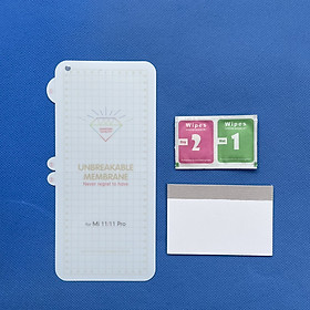Mua Miếng dán dẻo ppf cho màn hình điện thoại Xiaomi Mi11 (Mi 11)- tự phục hồi vết xước  tặng kèm thẻ gạt  khăn lau.