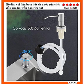 Mua Bộ đầu vòi dẫn bơm hút xịt nước rửa chén dầu rửa bát gắn bồn rửa bát
