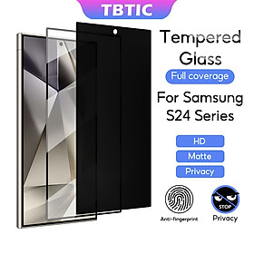 Kính Cường Lực UNIQ OPTIX Privacy Cho Samsung Galaxy S24 Ultra / S24Ultra 5G loại chống nhìn trộm, có lớp kháng khuẩn - Hàng Chính Hãng