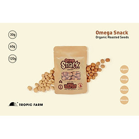 Omega Snack - hạt sacha inchi hữu cơ rang 30gram - thực phẩm chay giàu Omega 3-6-9