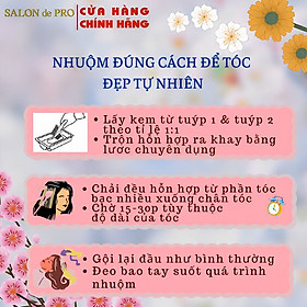 Kem nhuộm tóc Salon de Pro 5K - Màu nâu hạt dẻ tự nhiên