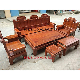 Mua Bộ Bàn Ghế Gỗ Phòng Khách Như Ý Voi Hộp Gỗ Hương Vân
