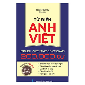 Hình ảnh sách Từ Điển Anh Việt 200.000 Từ