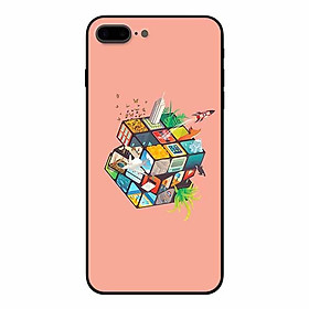 Ốp lưng in cho Iphone 7 Plus/ 8 Plus  Rubik Cube