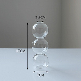 Mua Bình Hoa Lọ Hoa Thủy Tinh Thiết Kế Hình Bong Bóng Nước Phong Cách Bắc Âu