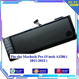 Mua Pin cho Macbook Pro 15 inch A1286 2011 - 2012 - Hàng Nhập Khẩu