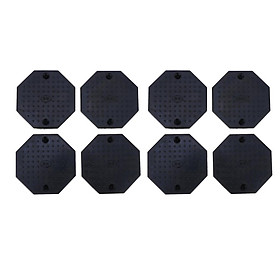 8 x Black Rubber Arm Pads Lift Pad  for Hoist Replacement Kits