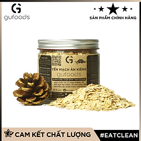 Yến mạch ăn kiêng cán mỏng GUfoods - Giàu chất xơ, Hỗ trợ giảm cân, Tập gym, Eat clean
