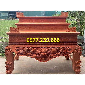 Mua bàn thờ sập thờ gỗ hương chan 24cm