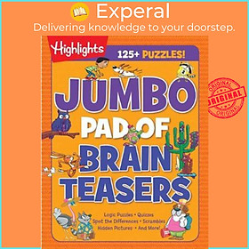 Sách - Jumbo Pad of Brain Teasers by Highlights (US edition, paperback)