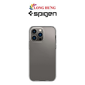 Ốp lưng chống sốc hỗ trợ sạc không dây Spigen Liquid Crystal iP 14 Pro Max/14 Pro/14 Plus/14 - Hàng chính hãng