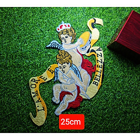 Sticker Patch Logo Hình Thiên Thần Tình Yêu (Hàng VIP)