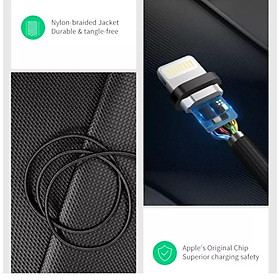 Mua Ugreen UG60163US291TK 2M màu trắng cáp Usb mạ nickel đầu bọc nhôm chống nhiễu có chíp dành cho apple MFI chính hãng - HÀNG CHÍNH HÃNG
