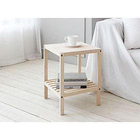 Mua KỆ VUÔNG TRANG TRÍ 2 TẦNG PHONG CÁCH HÀN QUỐC Kích thước 35x35x50 cm