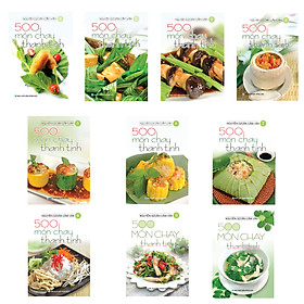 Sách - combo bộ 500 món chay thanh tịnh - từ tập 1 đến tập 10