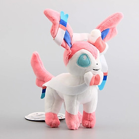 Gấu bông pokemon eevee (eevui) Sylveon hệ tiên (20cm--->30cm) nguyên tem nguyên tag xịn mịn đẹp hàng cao cấp, an toàn cho trẻ nhỏ