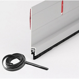 Mua 1 Mét Ron Chân Cửa Thanh Chắn Chân Cửa Nhôm Kèm Chổi Kèm Sợi Ron Sẵn Keo Dán 45mm Ngăn Bụi Côn Trùng Gián Chuột Legaxi