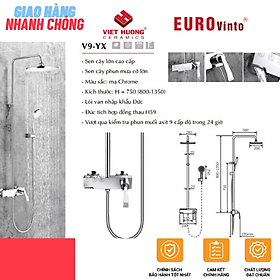 Mua BỘ SEN TẮM ĐỒNG THAU NÓNG LẠNH EUROVINTO CAO CẤP MÃ V9-FX